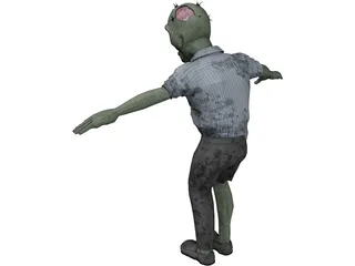 Zombie Rig 3D Model