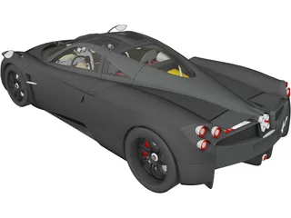 Pagani Huayra (2012) 3D Model