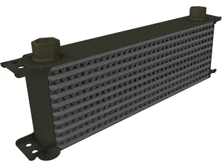 Oil Cooler 3D Model