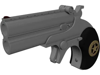Derringer Texas Ranger 3D Model