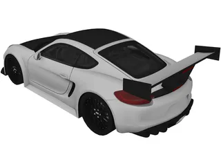 Porsche Cayman S (Tuning) 3D Model