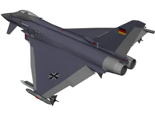 Eurofighter Typhoon 3D Model