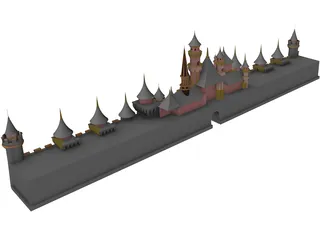 Disney World 3D Model