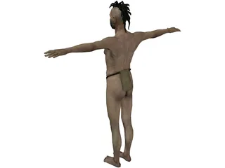 Tribesman 3D Model