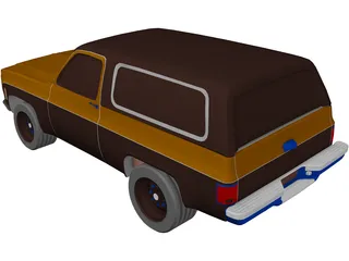 Chevrolet K-5 Blazer (1978) 3D Model