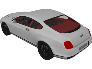 Bentley Continental Supersport 3D Model