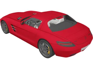 Mercedes-Benz SLS AMG (2011) 3D Model