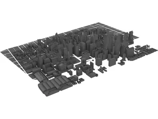 Philadelphia Downtown 3D Model