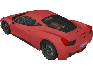 Ferrari 458 Italia 3D Model