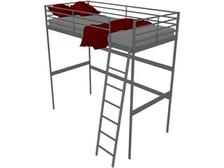 Bed IKEA 3D Model