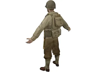 Soldier Rig 3D Model