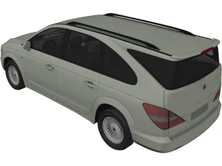 SsangYong Rodius 3D Model