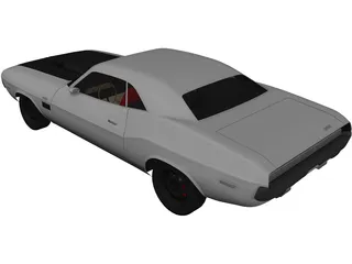 Dodge Challenger TA (1970) 3D Model