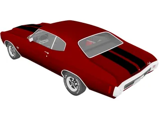 Chevrolet Chevelle SS (1970) 3D Model