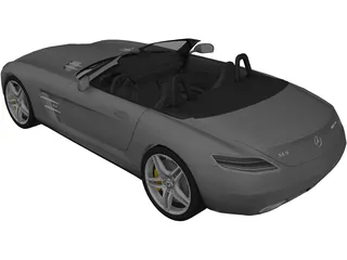 Mercedes-Benz SLS AMG Roadster (2012) 3D Model