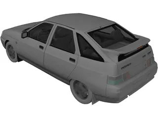 Vaz 2112 Lada 3D Model