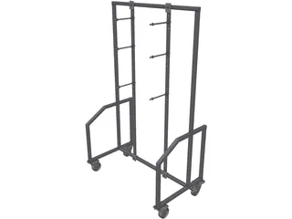 Fixture Shelve Rack 3D Model