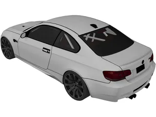 BMW M3 E92 3D Model