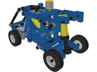 Lego Car 3D Model