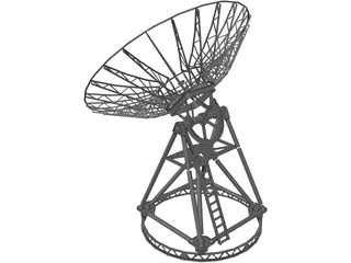 Satellite Dish 3D Model