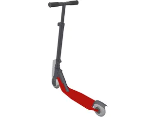 Childs Folding Scooter 3D Model