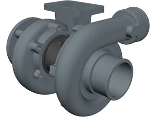 Turbocharger 3D Model