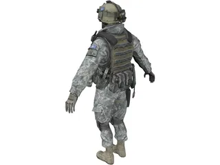 Soldier 3D Model