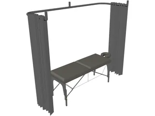 Massage Table 3D Model