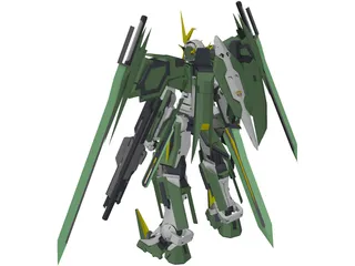 Gundam Dynames Third 3D Model
