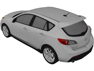 Mazda 3 MPS (2010) 3D Model