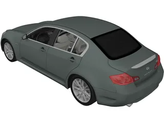 Infiniti G37 Sedan (2009) 3D Model