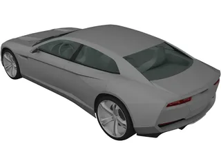 Lamborghini Estoque Concept (2008) 3D Model