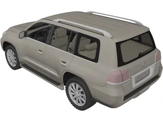 Lexus LX570 (2010) 3D Model