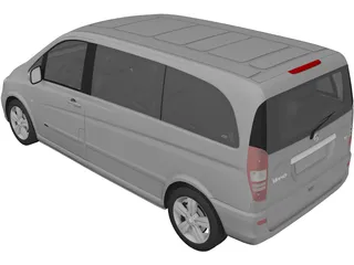 Mercedes-Benz Viano (2010) 3D Model