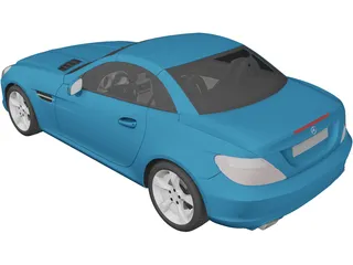 Mercedes-Benz SLK-Class R172 (2012) 3D Model