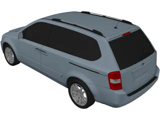 Kia Carnival Sedona 3D Model