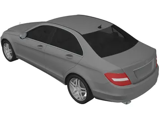 Mercedes-Benz C-Class (2012) 3D Model