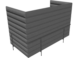 Sofa Alcove Bouroulec 3D Model