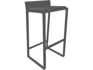 Bar Stool Joe 3D Model