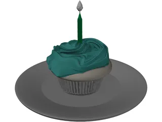 Cub Cake 3D Model