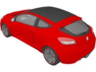 Renault Megane RS 265 (2013) 3D Model