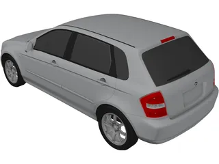 Kia Spectra (2007) 3D Model