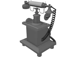 Crosley Old Phone 3D Model