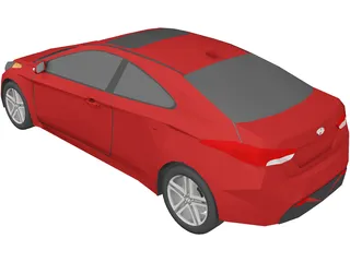 Hyundai Elantra Coupe (2012) 3D Model