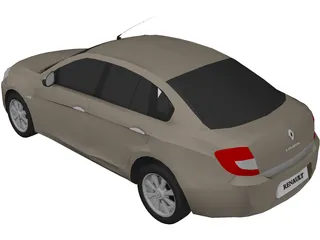 Renault Symbol (2010) 3D Model