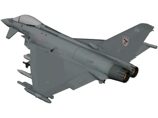 Eurofighter Typhoon 3D Model