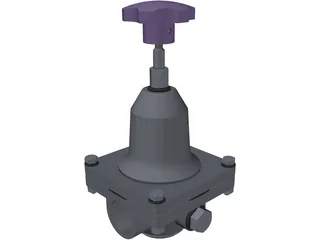 Pressure Reducing Valve 3D Model