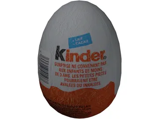 Kinder Surprise 3D Model