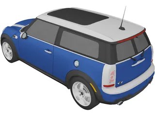 Mini Clubman (2008) 3D Model