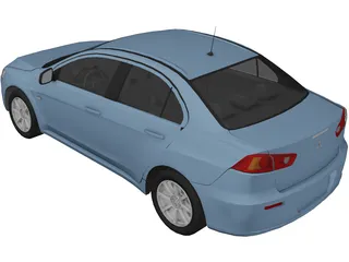 Mitsubishi Lancer ES 3D Model